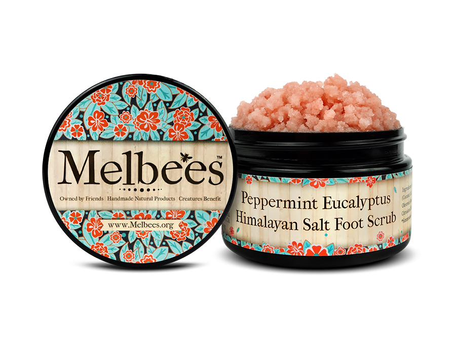 Peppermint Eucalyptus Himalayan Salt Foot Scrub